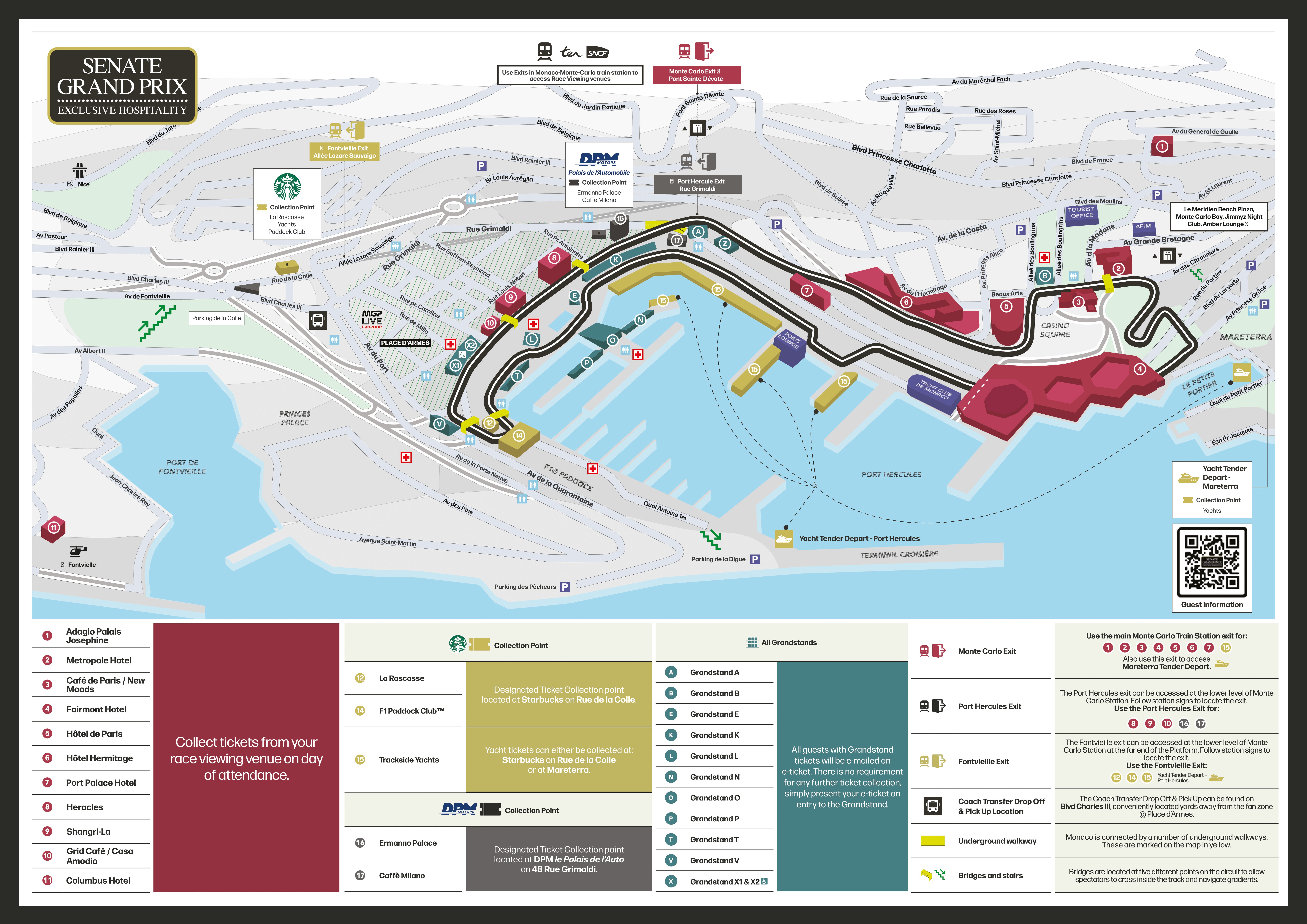 Map of getting around